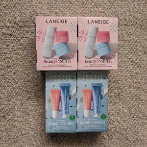 4 Sephora Birthday Gift Set - LANEIGE + Summer Fridays Mask Lip Balm Moisturizer